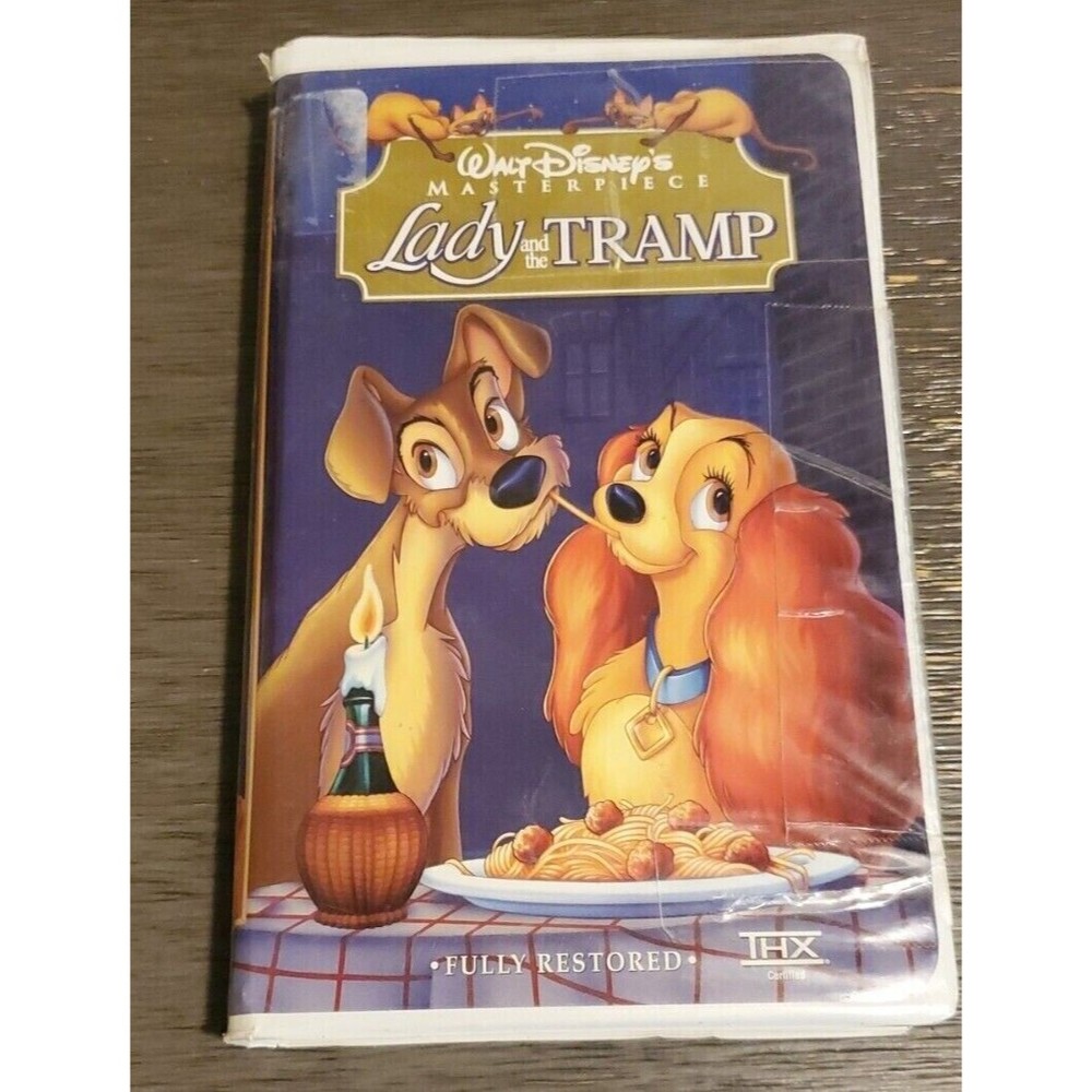 Rare Walt Disney Classic Lady and the Tramp VHS Good Condition